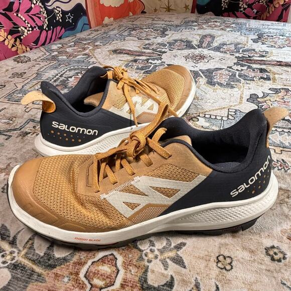 Salomon Outpulse Outdoor Hiking Shoes Women's US 9 Fenugreek Orange Sneaker - Picture 2 of 10